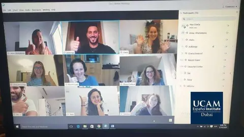 Los cursos 'online' de español en UCAM Dubai generan gran interés. (Cedida)