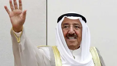 El jeque Sabah Al-Ahmad Al-Yaber Al-Sabah, gobernante de Kuwait. (Fuente externa)