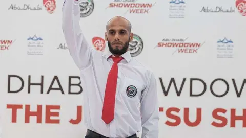 Ibrahim Al Hosani, el entrenador de la selección nacional de EAU de Jiu-Jitsu. (WAM)