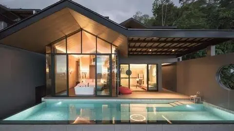 Una de las lujosas villas tailandesas.