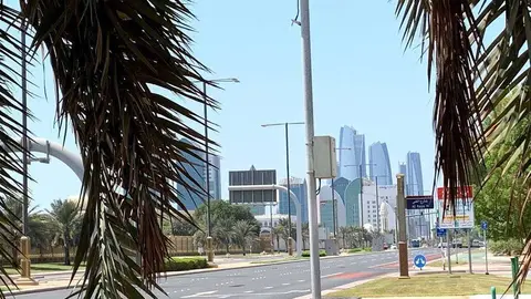 Una carretera en la ciudad de Abu Dhabi. (EL CORREO)