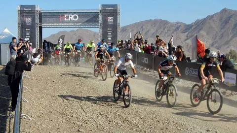 Un momento de la competición en Hatta. (WAM)