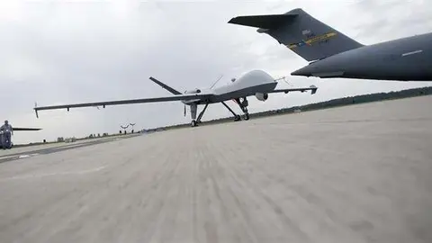 Un avión no tripulado a modo ilustrativo. (Fuente externa)