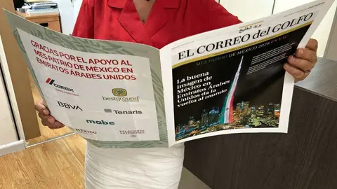 El especial impreso de EL CORREO DEL GOLFO sobre el Mes Patrio de México 2020 en Emiratos Árabes ya se distribuye en cientos de puntos de Dubai y Abu Dhabi. (EL CORREO)