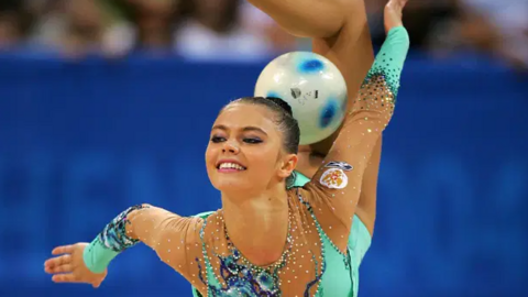 La medallista de oro olímpica Alina Kabaeva, supuesta novia de Putin.