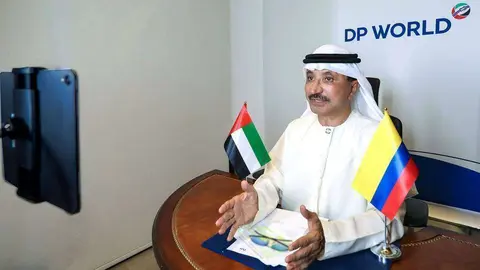  Sultán Ahmed bin Sulayem, presidente de la Corporación de Puertos, Aduanas y Zona Franca de Dubai. (WAM)