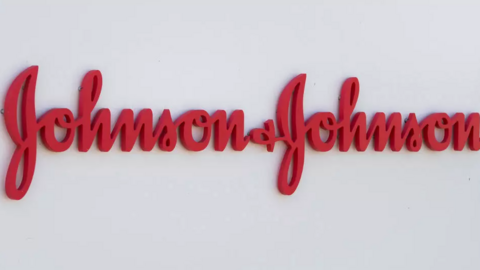 Logo de la farmacéutica Johnson and Johnson. (AFP)