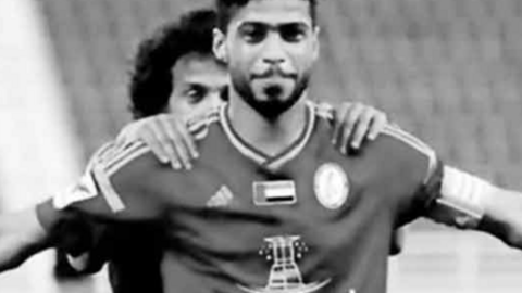 El futbolista celebra un gol en EAU. (Twitter)