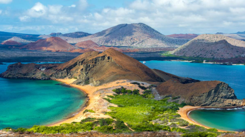 Las Islas Galápagos al oeste de Ecuador. (Twitter)