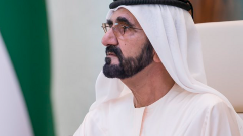 Una imagen de Dubai Media Office del jeque Mohammed.