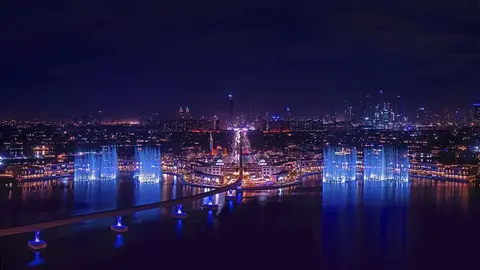 Palm Fountain. (WAM)