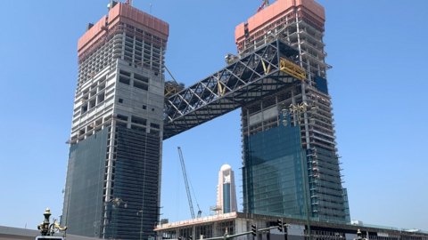 El edificio One Za'abeel fotografiado en septiembre de 2020. (EL CORREO) 