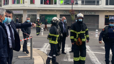 Una imagen de Twitter del sitio donde ha ocurrido el ataque.