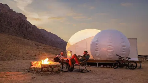 Una imagen del parque del desierto Jebel Hafit en la ciudad de Al Ain. (WAM)
