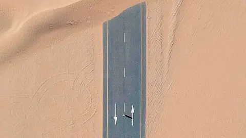 Detalle de la fotografía 'Progreso', de AlAnood Mubarak, que será una de las que integre la exposición 'Conceptos-Paralelos en España y EAU'.