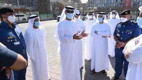 Un acto en Dubai en el otoño del coronavirus. (WAM)