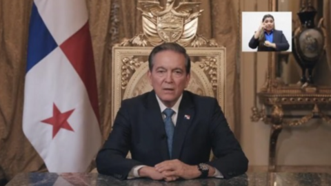 El presidente de Panamá, Laurentino Cortizo. (Fuente externo)