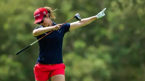 La golfista española Nuria Iturrios. (D&B)