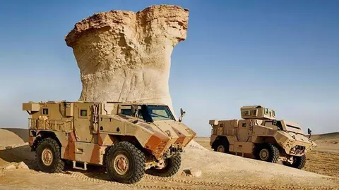 Vehículo blindado Jais de Nimr. (Fuente externa)