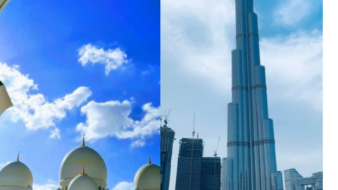 Un fotomontaje de los emiratos de Abu Dhabi y Dubai. (EL CORREO)