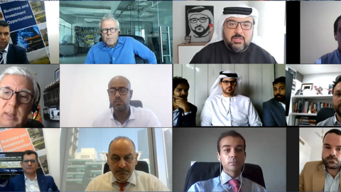 Un momento del encuentro virtual. (Cedida)