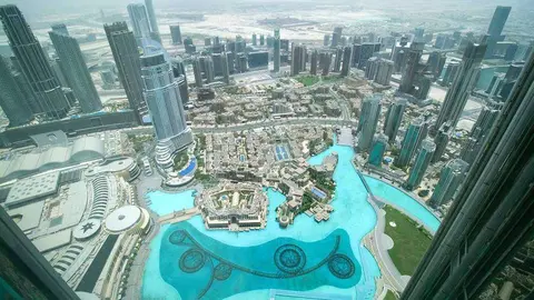 Vistas desde un ático del Burj Khalifa. (Fuente externa)