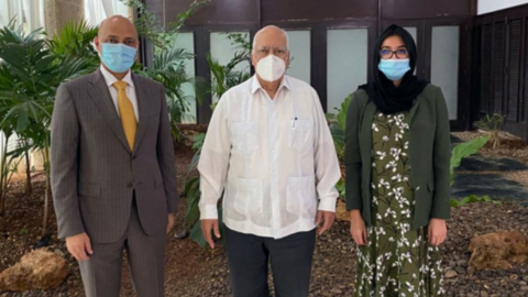 Emiratos Árabes y Cuba quieren ampliar la cooperación. (WAM)
