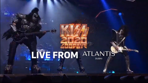 Kiss despedirá 2020 con un concierto emitido desde Dubai.