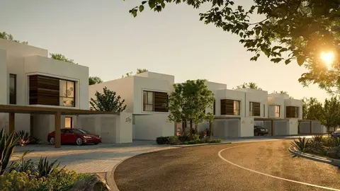 Una maqueta de la urbanización Noya en Yas Island. (WAM)