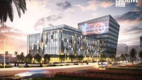 Una representación de Yas Creative Hub. (twofour54 Abu Dhabi)