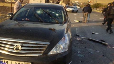 El lugar donde ocurrió el atentado. (Twitter)