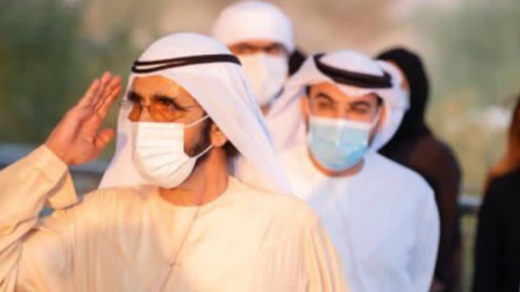 El gobernante de Dubai durante el lanzamiento del programa. (Twitter)