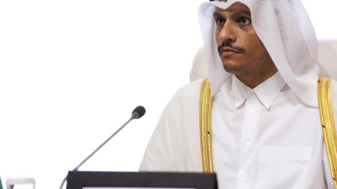 El viceprimer ministro y ministro de Relaciones Exteriores de Qatar, jeque Mohammed bin Abdulrahman al-Thani. (Reuters)