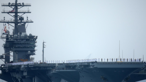  El portaaviones USS Nimitz. (Reuters)