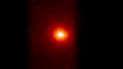 La imagen de Marte compartida por el gobernante de Dubai en Twitter.