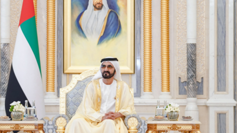 El jeque Mohammed bin Rashid Al Maktoum, vicepresidente y primer ministro de Emiratos Árabes Unidos y gobernante de Dubai. (Dubai Media Office)