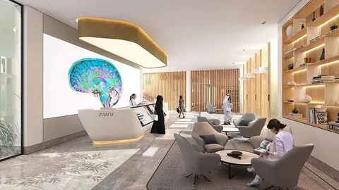 Una imagen de la web de la clínica en JLT de Dubai. 