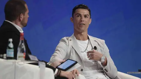 El futbolista portugués Cristiano Ronaldo. (WAM)