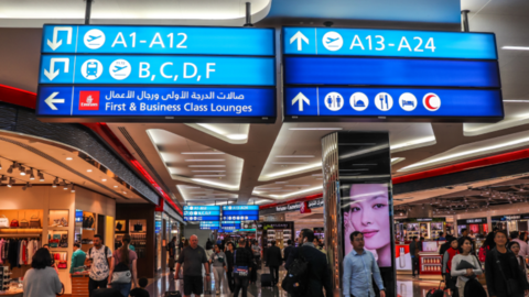 Terminal 3 del Aeropuerto Internacional de Dubai, (WAM)