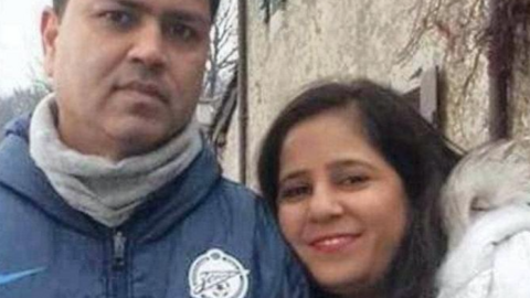 La pareja asesinada en Arabian Ranches. (Fuente externa)