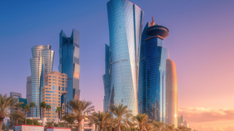 Una imagen del centro de Doha. (Twitter)