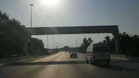 La puerta de peaje del puente Al Maqta, Abu Dhabi. (EL CORREO)