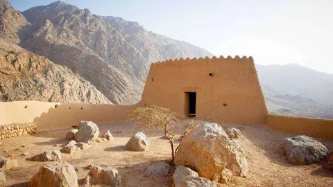 Montaña de Ras Al Khaimah. (Twitter)