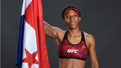 La luchadora panameña en una foto en su perfil de Instagram.