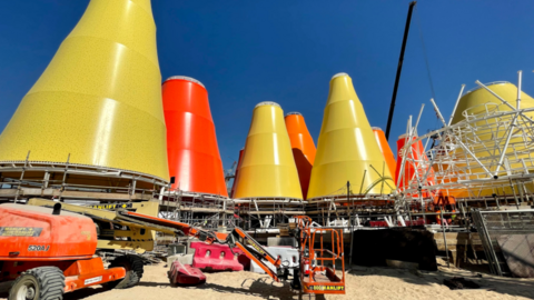 Una imagen del pabellón español en la Expo 2020 de Dubai en enero de 2021. (Twitter)