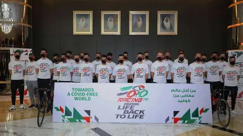 El UAE Team Emirates esta temporada. (WAM)