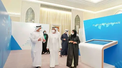 Un acto en Dubai en la era del coronavirus. (WAM)