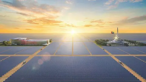 Parque solar de Dubai. (WAM)