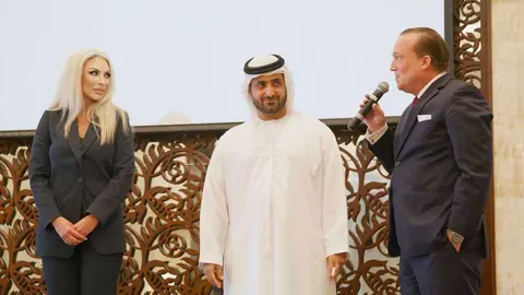 Un momento del evento del Círculo Abrahámico. (Cedida)