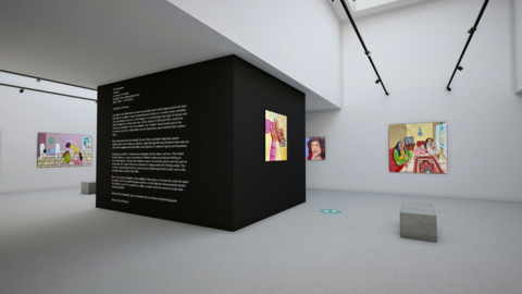 Una imagen de la colección de artistas emiratíes. (Cedida)